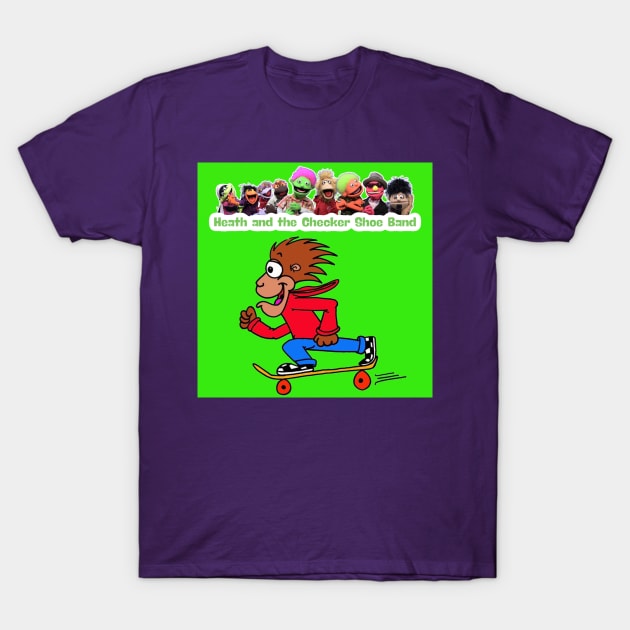 Chumbees skateboarding T-Shirt by BigHeaterDesigns